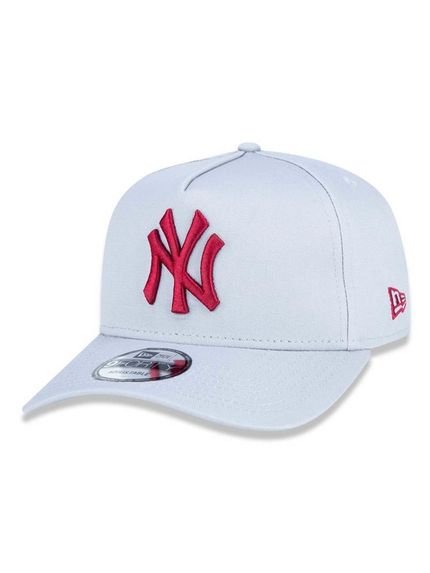 Boné New Era 9forty A-frame Snapback New York Yankees Cinza - Marca New Era