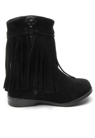 Bota Lilica Ripilica Roqueira Infantil Preta - Compre Agora