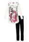 Conjunto Malwee Monster High Off-White - Marca Malwee