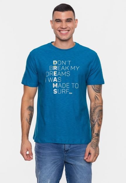 Camiseta HD Break Azul - Marca HD Hawaiian Dreams