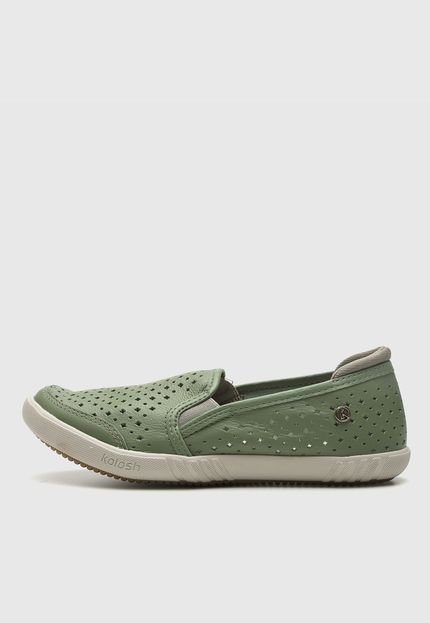 Slip On Kolosh Laser Cut Verde - Marca Kolosh