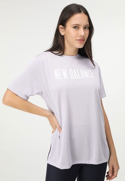 Camiseta New Balance Performance Cinza - Marca New Balance