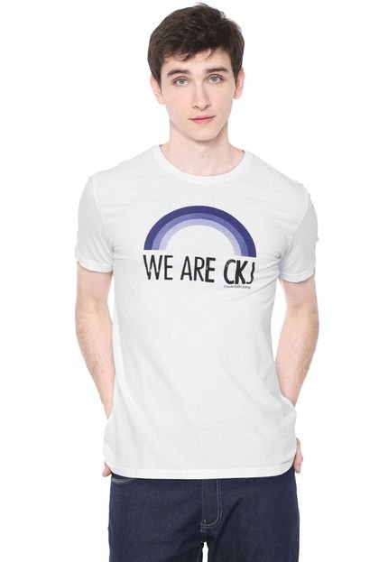 Camiseta Calvin Klein Jeans We Are CKJ Branca - Marca Calvin Klein Jeans