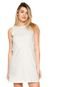 Vestido Hering Curto Estampado Branco - Marca Hering