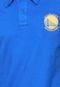 Camisa Polo NBA Golden State Warriors Azul - Marca NBA