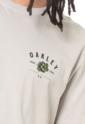 Camiseta Oakley Temples Cinza