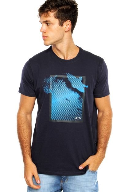 Camiseta Oakley Shadows Azul - Marca Oakley