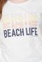 Blusa Calvin Klein Jeans Beach Life Branca - Marca Calvin Klein Jeans