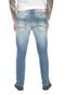 Calça Jeans Triton Skinny Cropped Bolsos Azul - Marca Triton