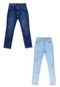 Kit Calça Jeans Infantil Feminino - Azul Azul - Marca Reduzy