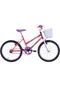 Bicicleta Aro 20 Feminina Sem Marcha Rosa Fluor Track Bikes - Marca T&B TRACK