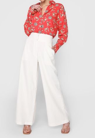 Blusa Blanca - Vermelho - Comprar em Letslo