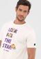 Camiseta S Starter Lettering Off-White - Marca S Starter