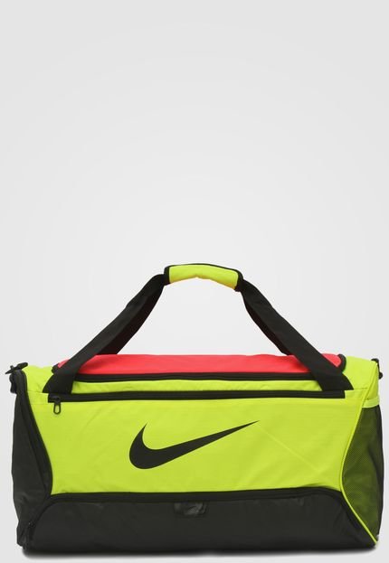 Bolsa Nike Brsla M Duff - 9.0 Amarelo/Rosa - Marca Nike