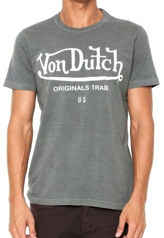 Camiseta Von Dutch Original Trade Cinza