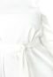 Vestido Lança Perfume Curto Comfy Off-White - Marca Lança Perfume
