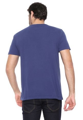 Camiseta Aramis Estampada Azul-marinho