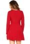 Vestido Sommer Curto Renda Vermelho - Marca Sommer