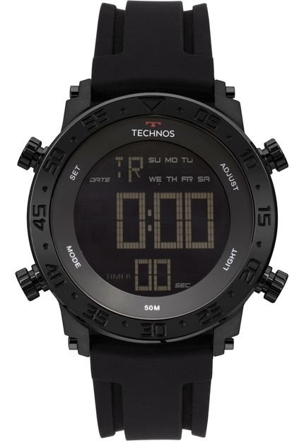 Relógio Technos Preto(A) Digital - Bjk006Aa/4P - Marca Technos 