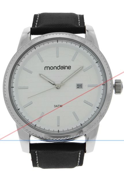 Relógio Mondaine 83359G0MVNH1 Prata/Preto - Marca Mondaine
