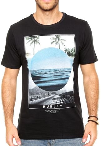 Camiseta Hurley Silk Flight Preta