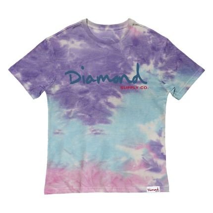 Camiseta Diamond OG Script Tie Dye Masculina Rosa - Marca Diamond