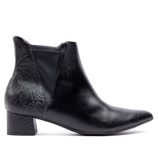 Bota Feminina Piccadily Cano Curto Taci Preto