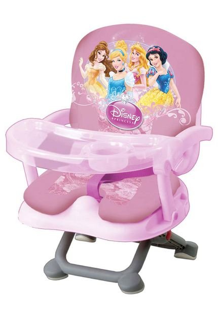 Assento para Refeição Princesas Dican Baby Rosa - Marca Dican