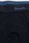 Kit 2pçs Cueca MASH Boxer Logo Azul-Marinho/Branca - Marca MASH