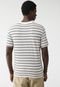 Camiseta GAP Reta Listrada Off-White - Marca GAP