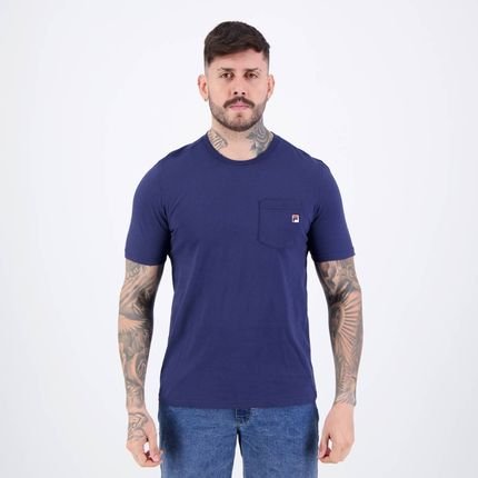 Camiseta Fila Basic Pocket Marinho - Marca Fila