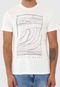 Camiseta Dzarm Estampada Off-White - Marca Dzarm