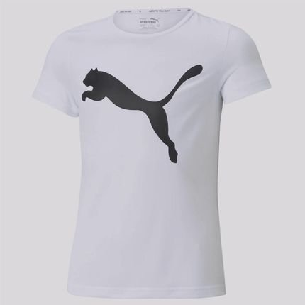 Camiseta Puma Active Juvenil Feminina Branca - Marca Puma