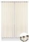 Cortina Santista Dupla Face Nova York Lisa 400x250 Marfim Off-white - Marca Santista