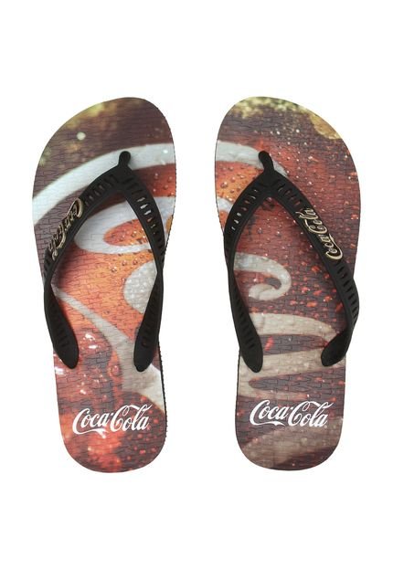 Chinelo Coca Cola Shoes Close Preto - Marca Coca Cola