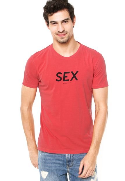 Camiseta Ellus Vintage Whishes Vermelha - Marca Ellus