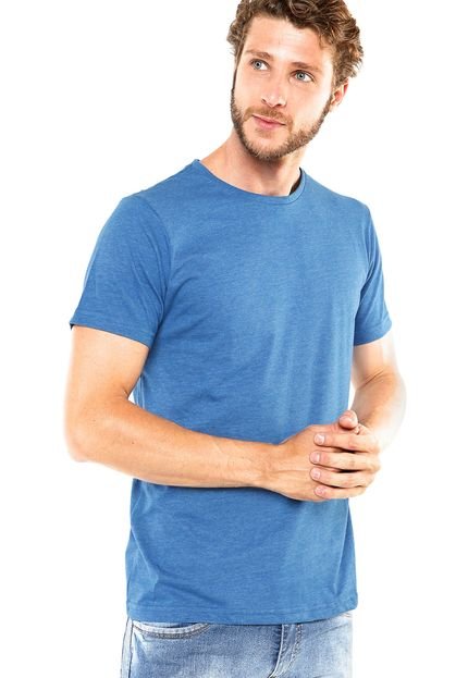 Camiseta KN Clothing & co. Basic Melange Azul - Marca KN Clothing & Co.