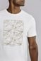 Camiseta Manga Curta Estampada Slim Fit - Off White P HIGHSTIL - Marca HIGHSTIL