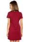 Vestido Fido Dido Curto 85 Vinho - Marca Fido Dido