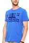 Camiseta Aramis Regular Fit Estampada Azul - Marca Aramis