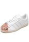 Tênis Couro adidas Originals Superstar 80S Mt Branco/Rosê - Marca adidas Originals