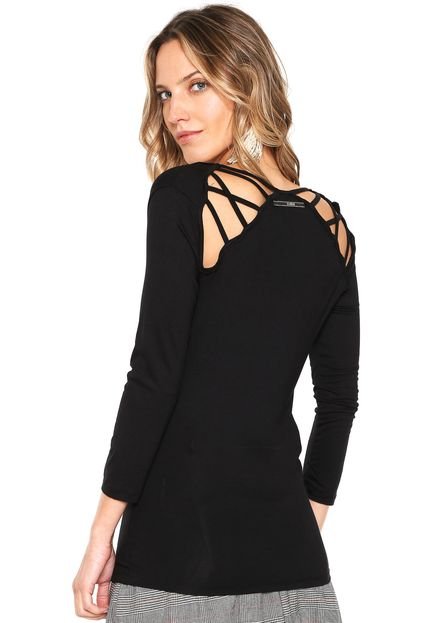 Blusa Forum Off Shoulder Preta - Marca Forum