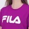 Camiseta Fila Letter Premium II Feminina Roxa - Marca Fila