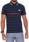 Camisa Polo Lacoste Roland Garros Paris Azul-marinho/Branca - Marca Lacoste