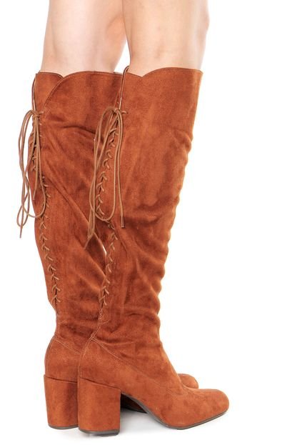 Bota Zatz Suede Caramelo - Marca Zatz