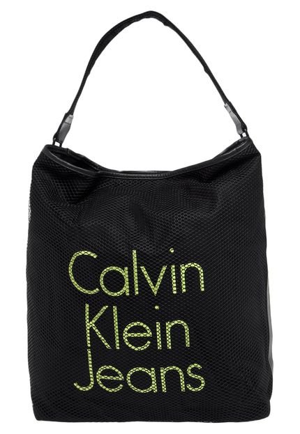 Bolsa Calvin Klein Tote Tela Preta - Marca Calvin Klein