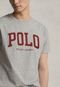 Camiseta Polo Ralph Lauren Reta Logo Cinza - Marca Polo Ralph Lauren