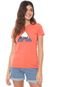 Camiseta Aeropostale Estampada Laranja - Marca Aeropostale