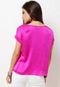 Blusa Seda Shoulder Clean Rosa - Marca Shoulder