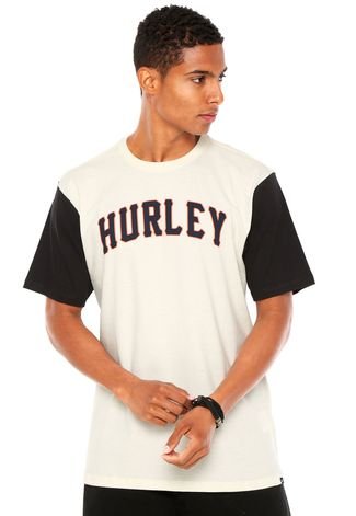 Camiseta Hurley Bull Pen Bege